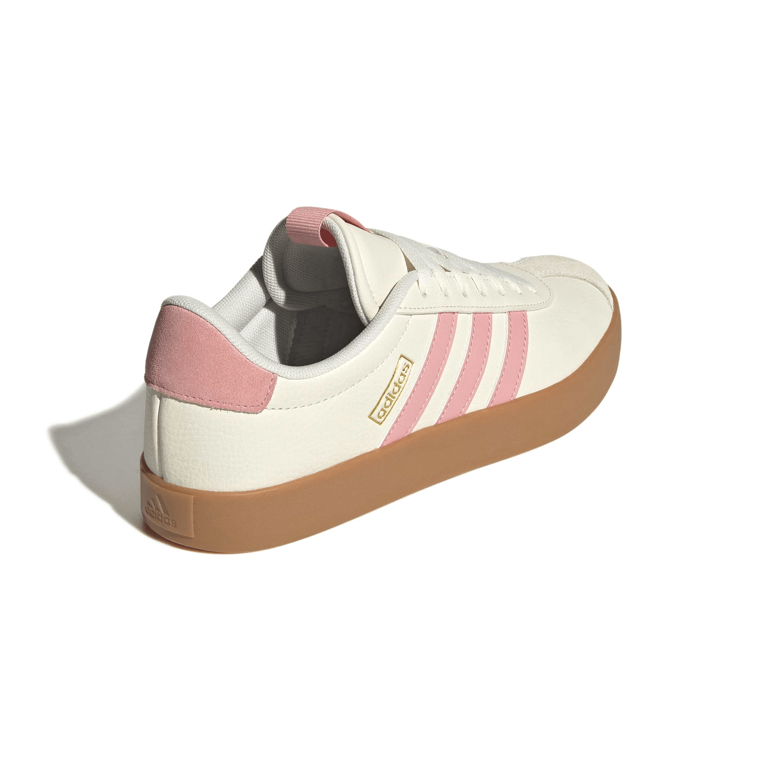 Tenis Adidas VL Court 3.0 Dama Off White Casual Cintas Mujer — imagen 4