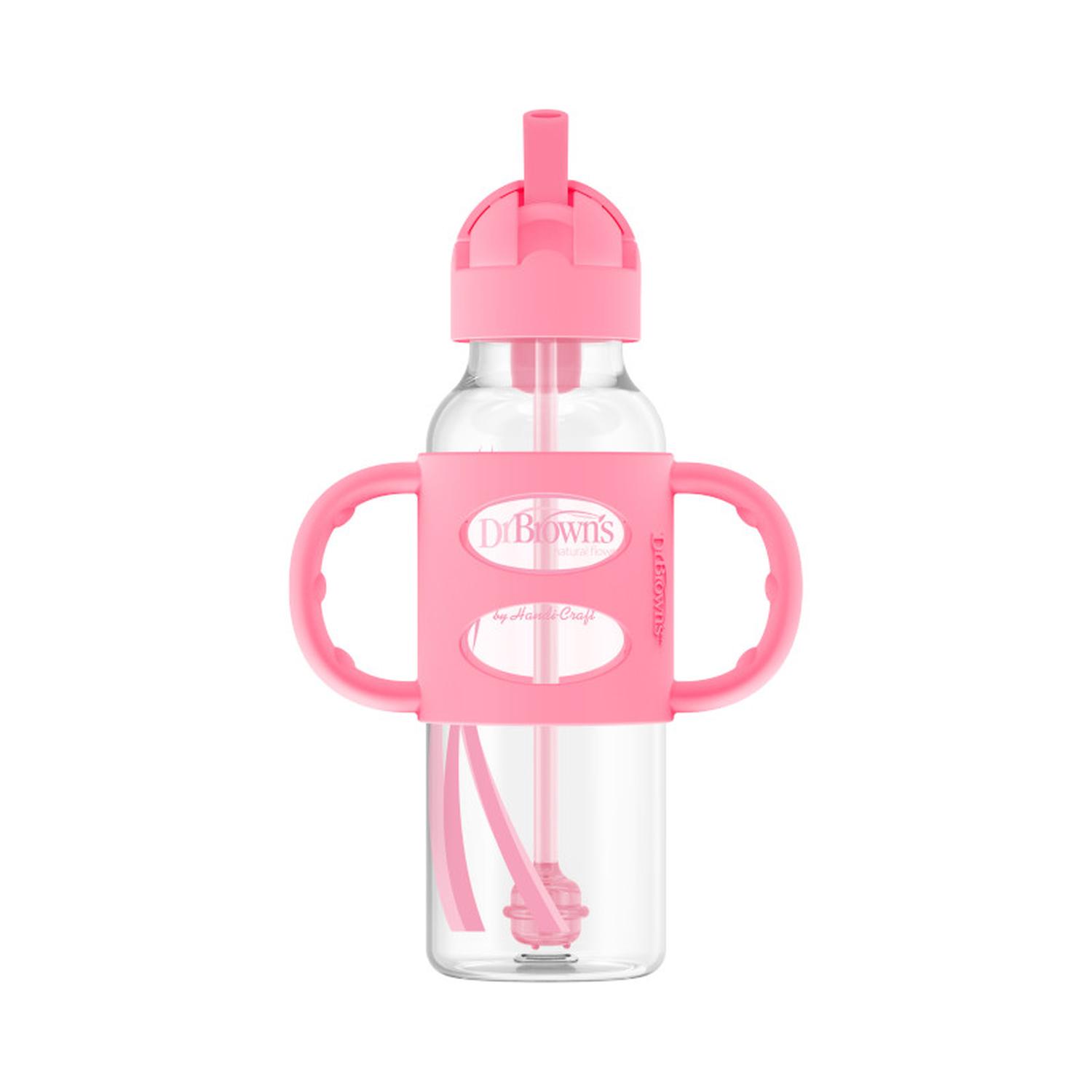 Biberon Con Popote Y Asas Estándar Dr Browns 250ml/8oz 6m — imagen 3