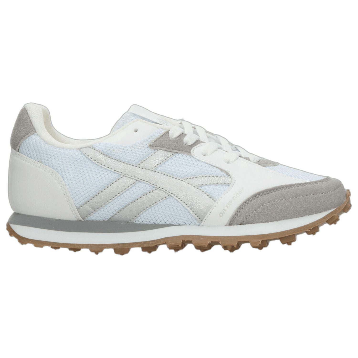 Tenis Gosh Dama Blanco Plateado Casual Para Mujer — imagen 2