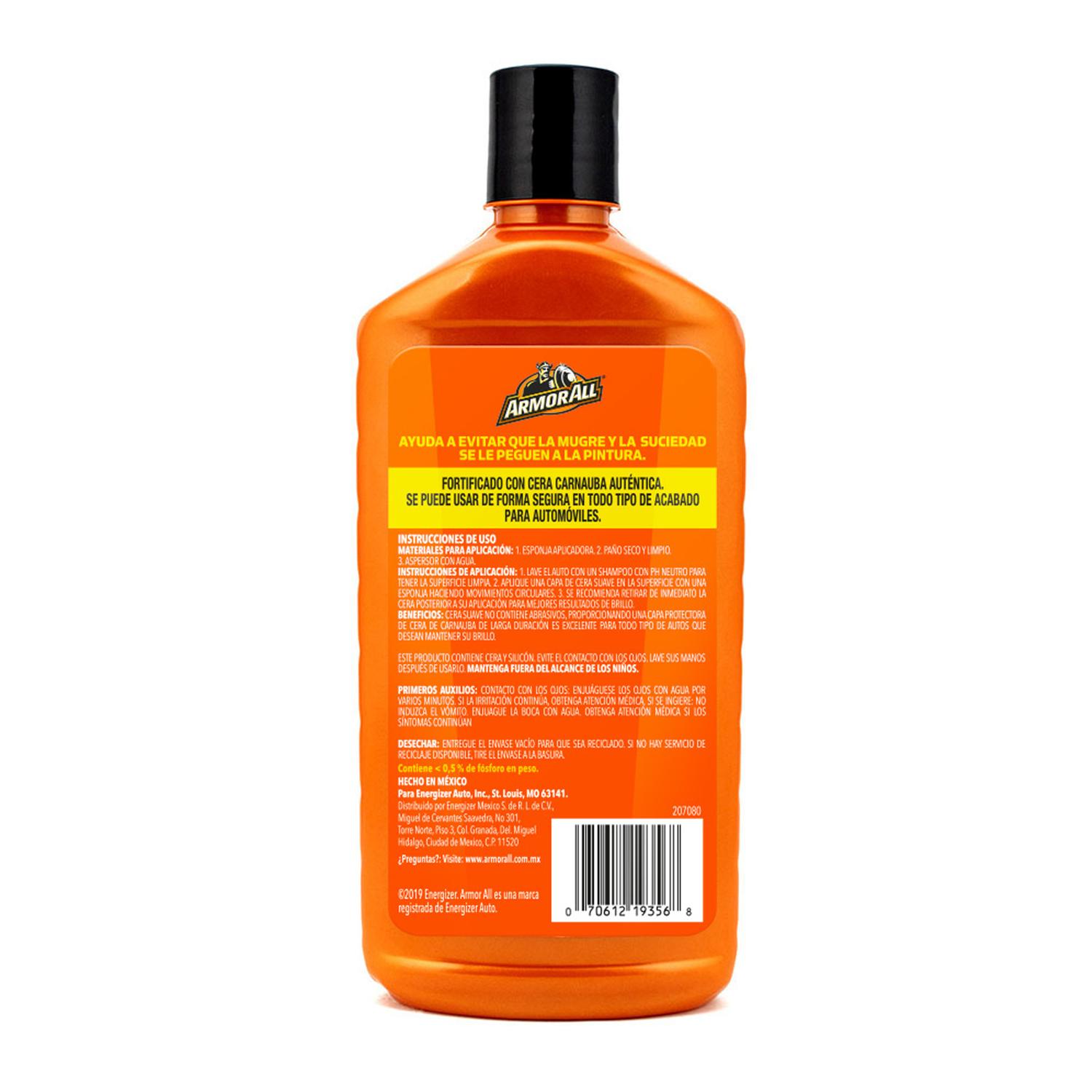 Cera Auto Camión Líquida fácil Aplicación Armor All 500ml — imagen 2