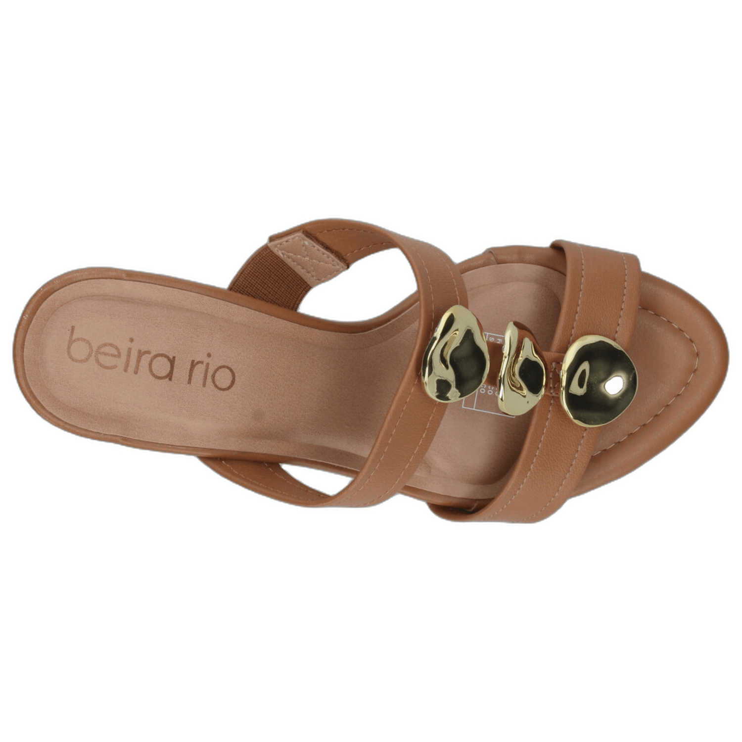 Sandalias Beira Rio Dama Casual Café Mujer — imagen 8