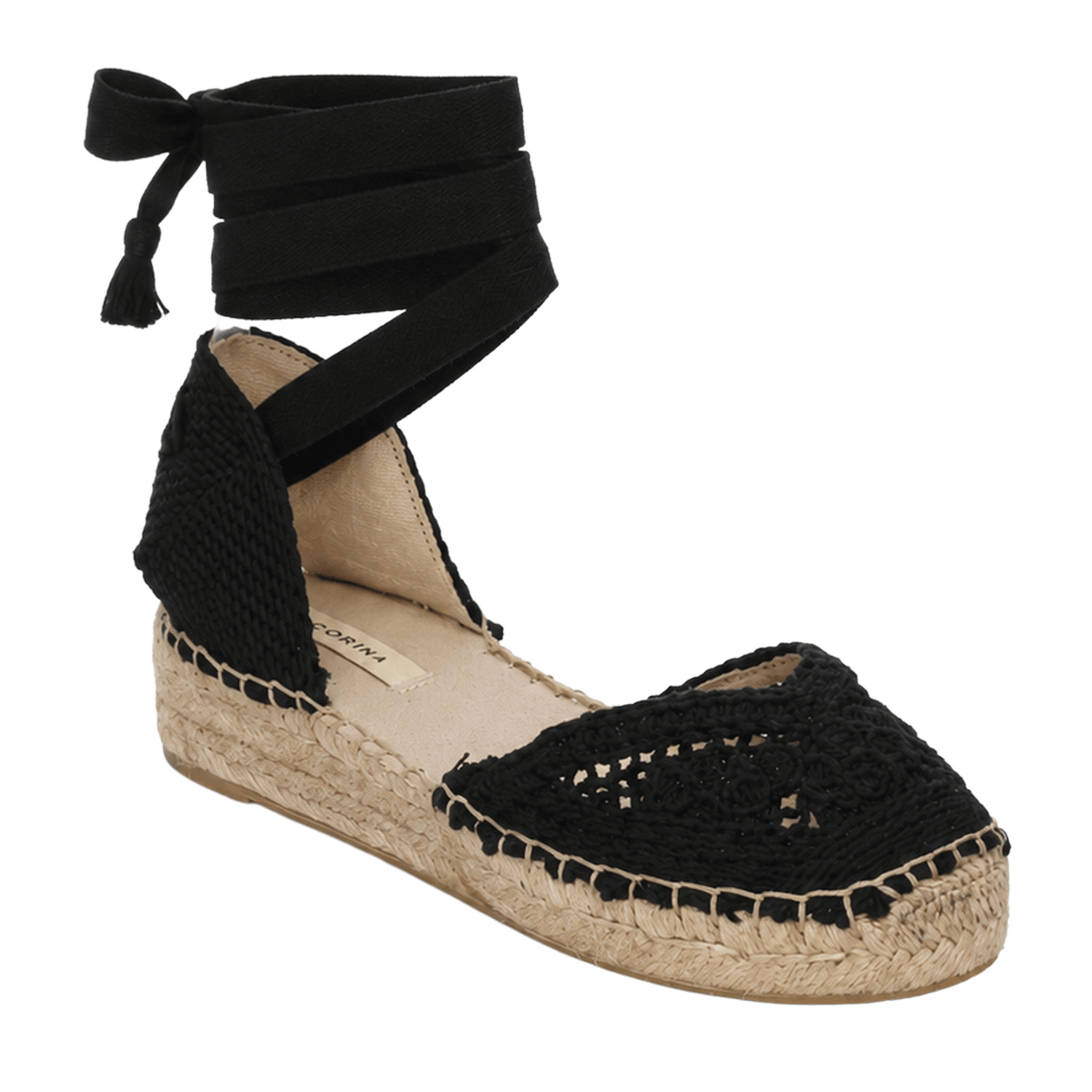 Alpargata Corina Negro Casual Bohemio Comodo Para Mujer — imagen 5