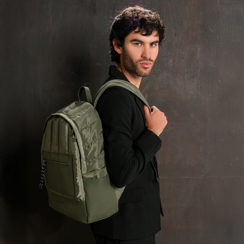 Mochila para laptop CoolCapital Fuji 15.6" pulgadas Verde — imagen 5