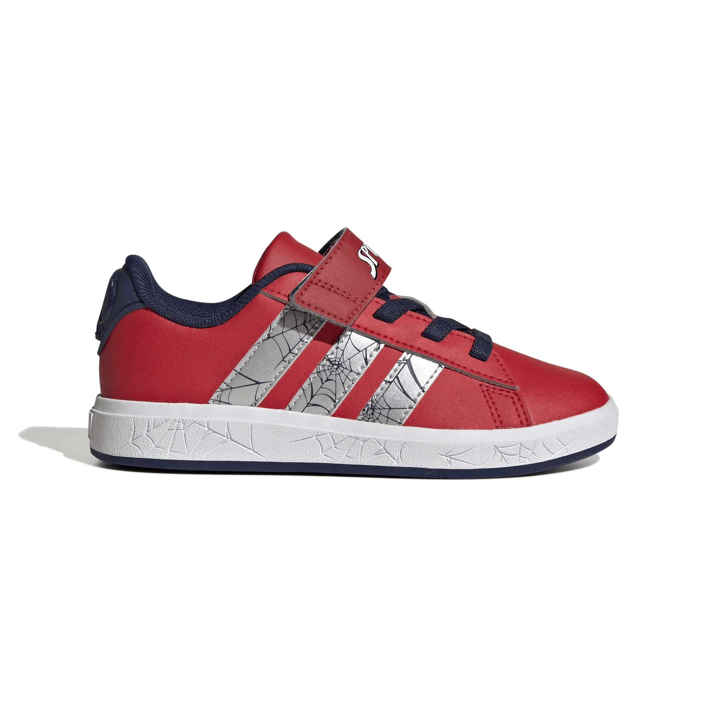 Tenis Adidas Grand Court Niño Spider-man Hombre Araña Rojo Infantil T17-22 — imagen 9