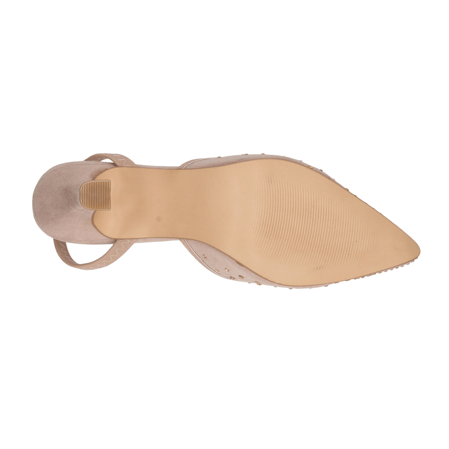 Zapatillas Paulina Dama Nude Casual Tacón Slingback Mujer — imagen 9