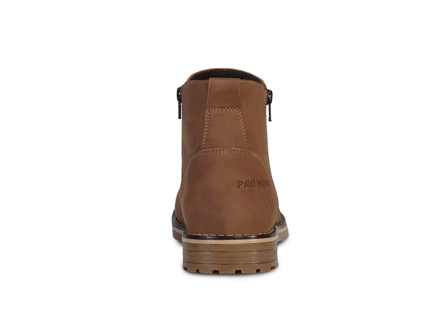 Bota hombre botin vestir vaquera PRO WORK 89719 Canela — imagen 7