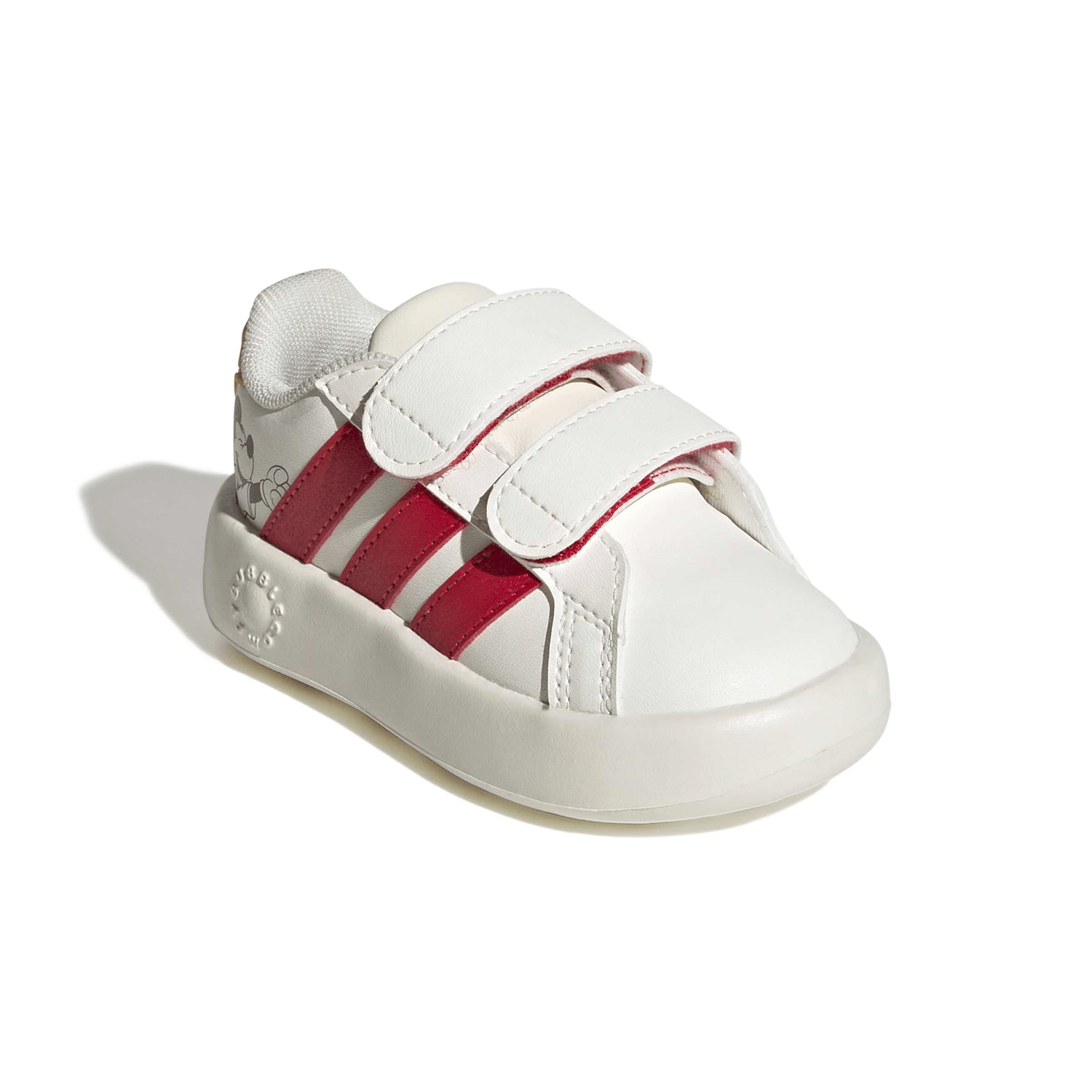 Tenis Niño Adidas Grand Court Blanco Mickey Mouse Disney Bebé Infantil T11-16 — imagen 3