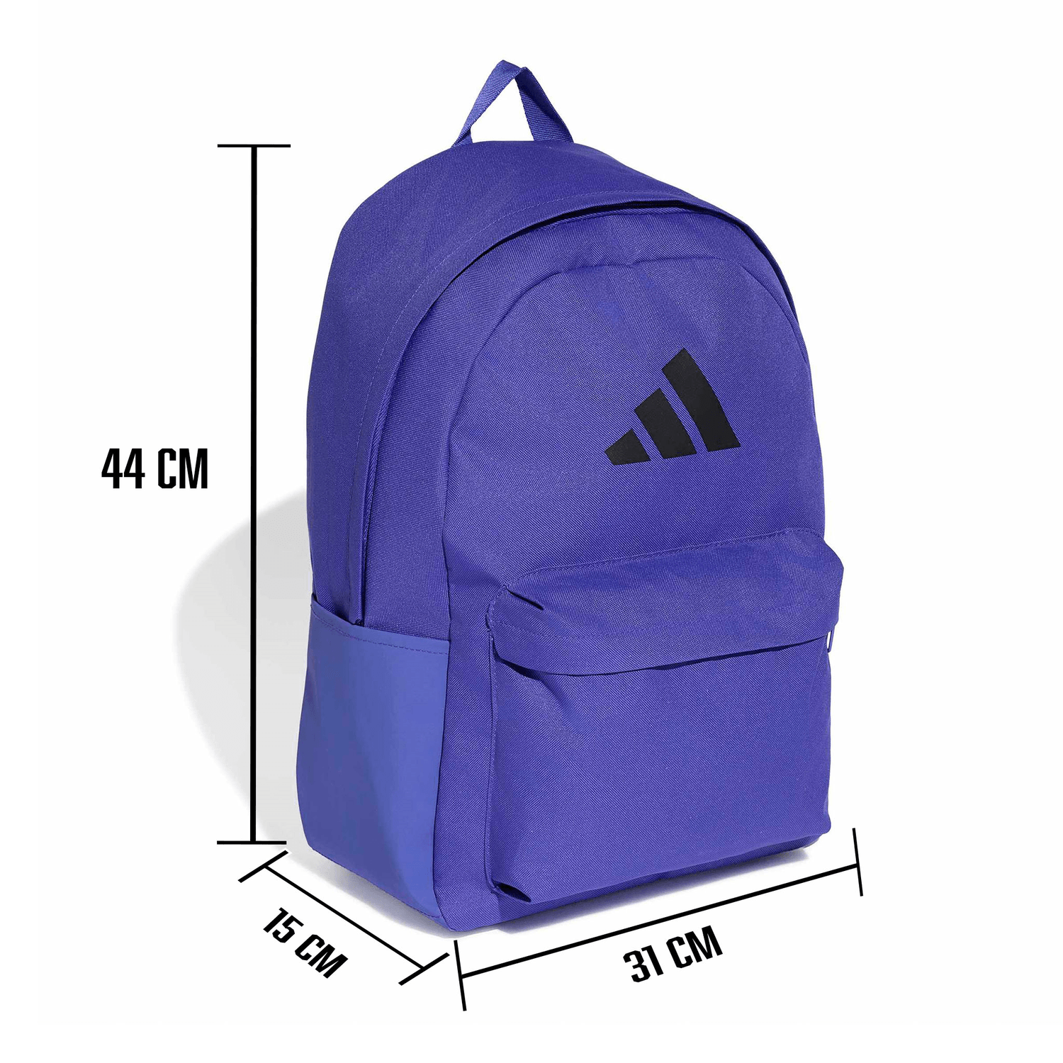 Mochila Adidas Classic Bars Morado Escolar Unisex 28L — imagen 8