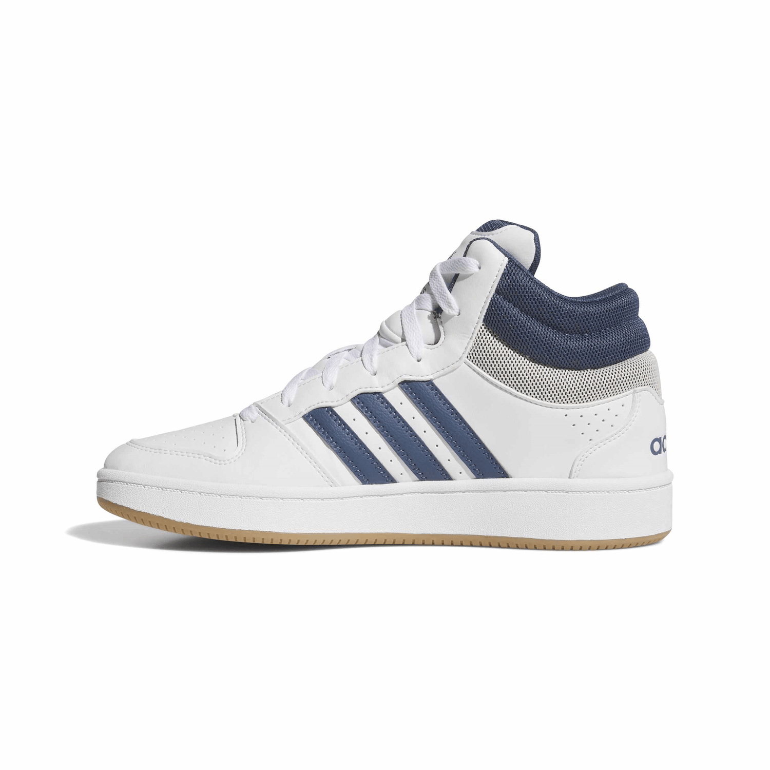 Tenis Adidas Hoops Mid Classic Hombre Blanco Casual Para Caballero — imagen 5