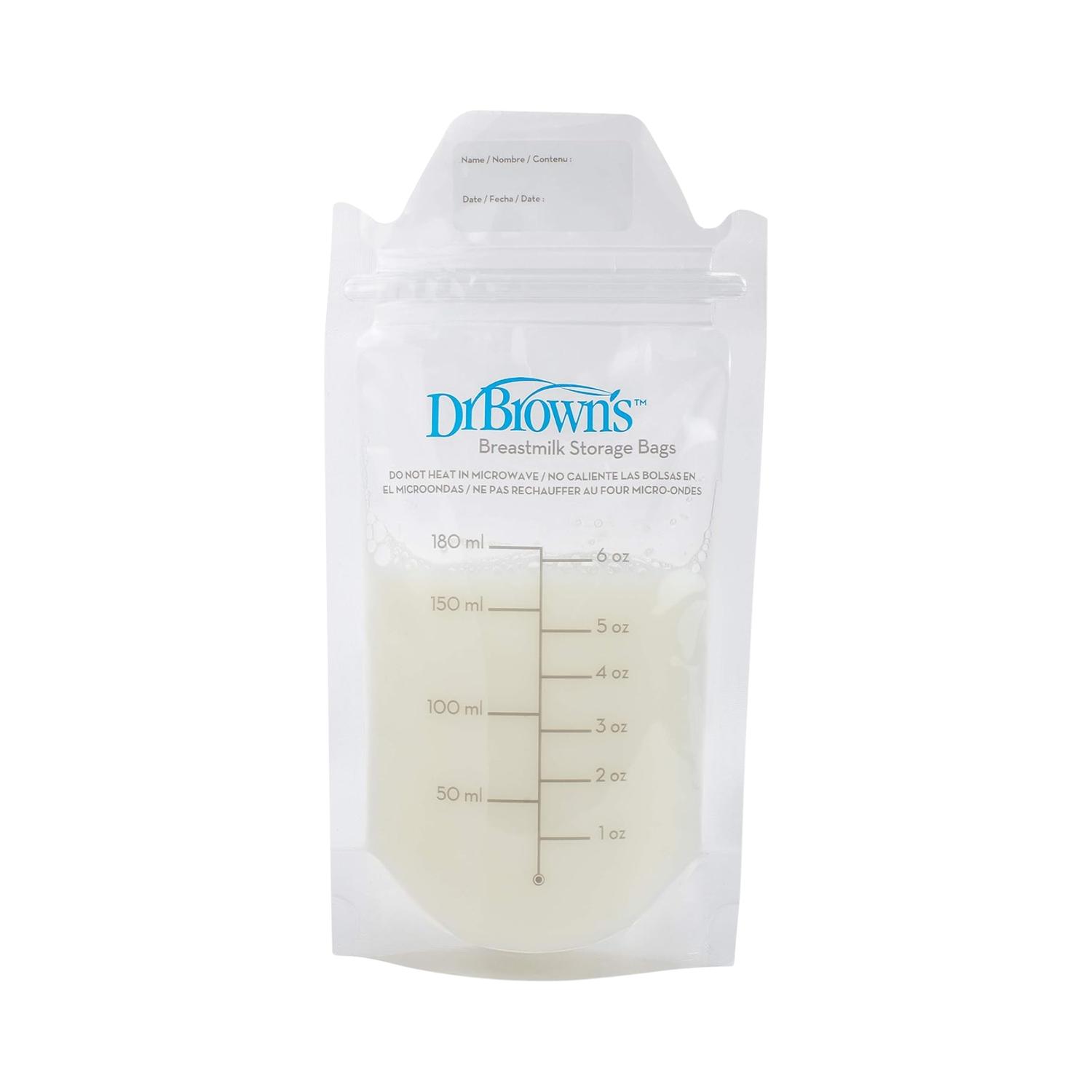 Bolsas Almacenadoras De Leche Materna Dr Browns Paquete De 50 Pack — imagen 2