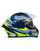 Casco WKL Motocicleta Dot Abatible CH-103 TURBO-VERDE