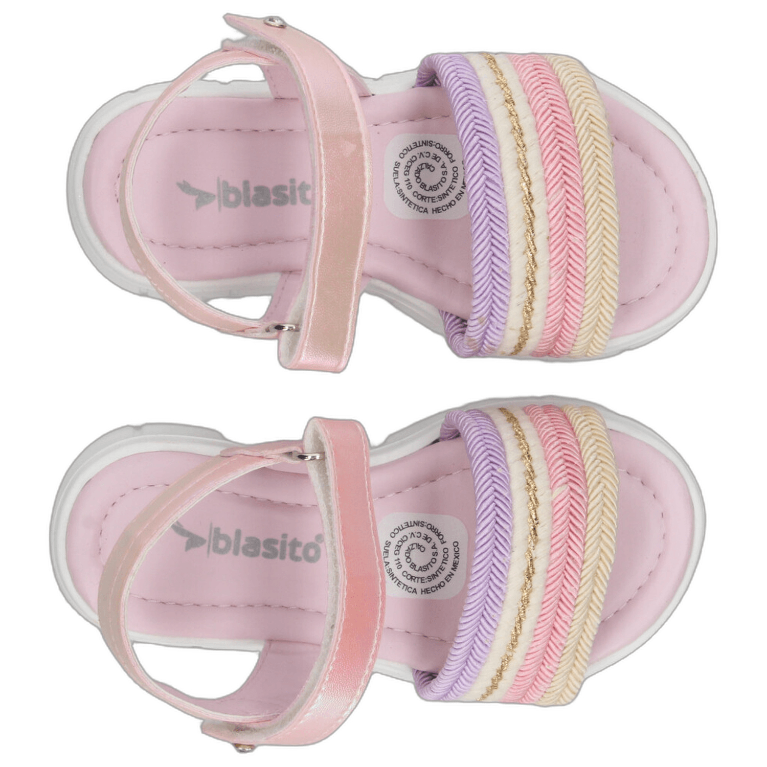 Sandalias Blasito Niña Rosa Casual Infantil T15-19 — imagen 11