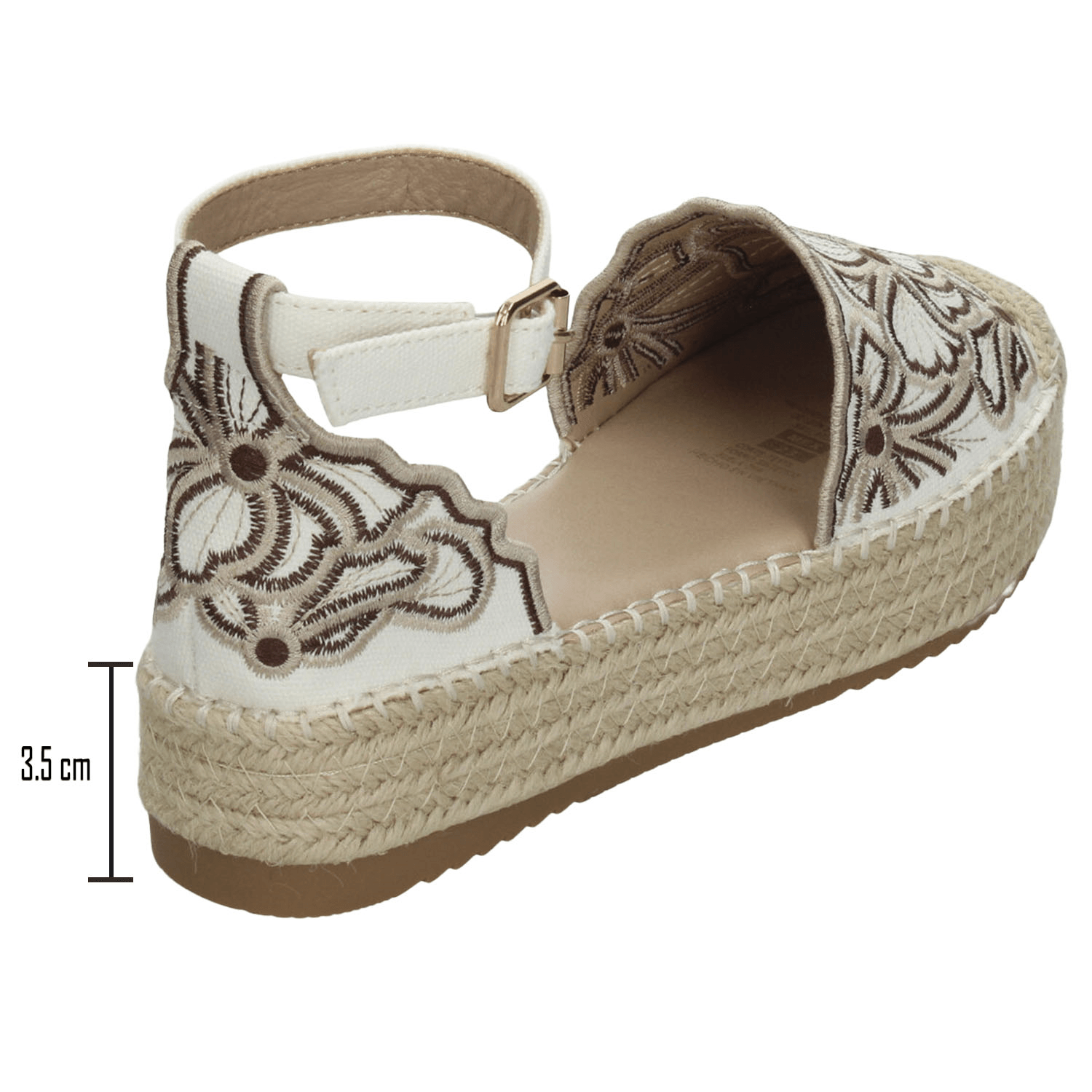 Alpargatas Ozono Dama Casual Latte Mujer — imagen 3
