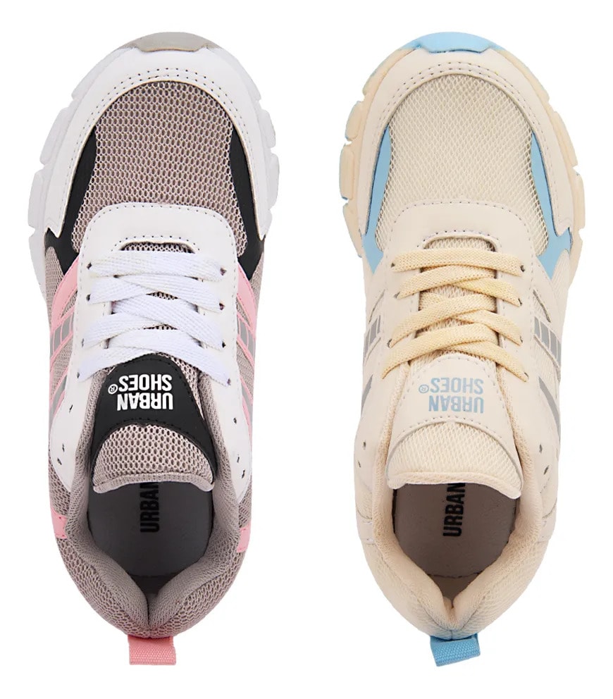 Tenis Urban Shoes Niña Urbano Casual Kit 2 Pares 1287054 — imagen 9