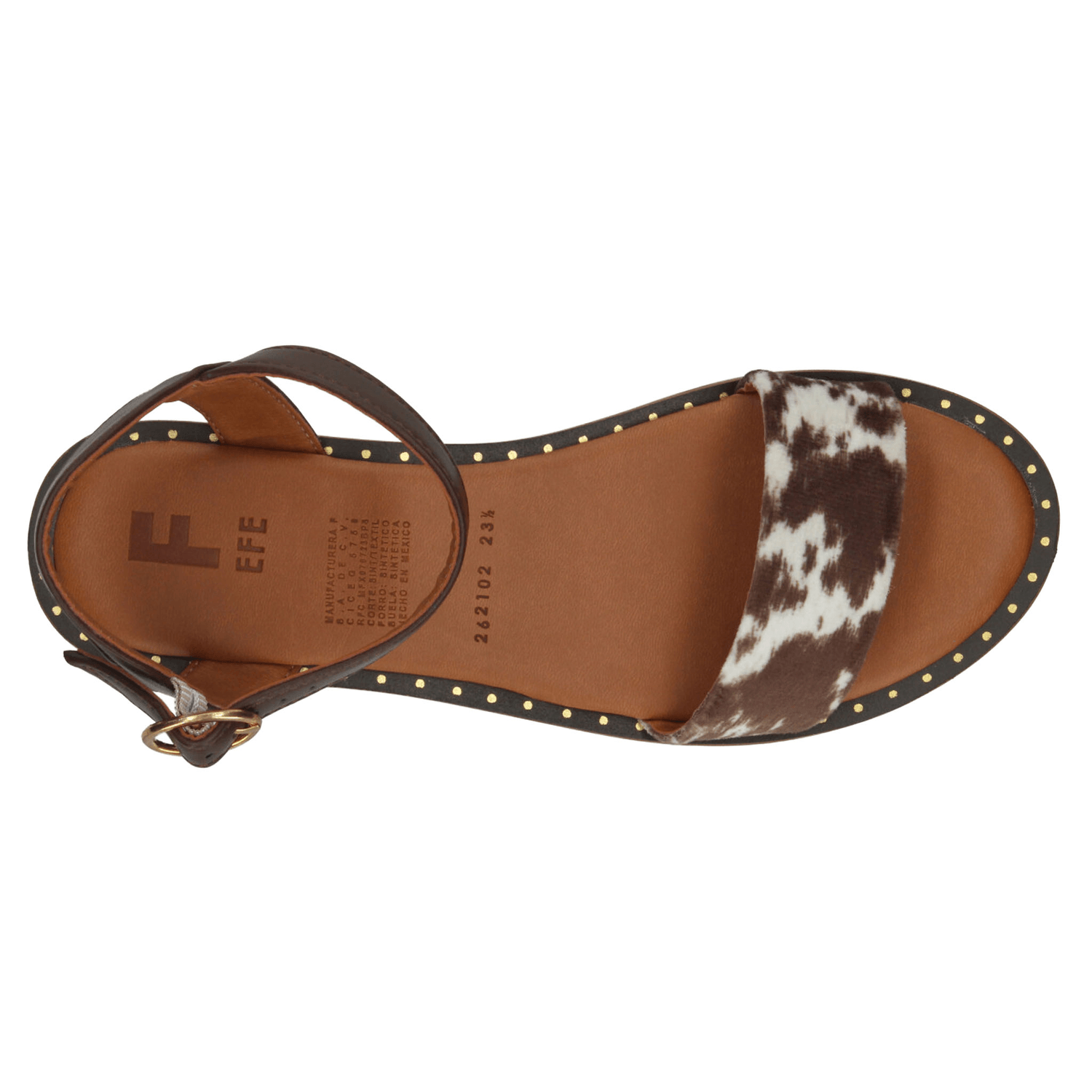 Sandalias Dama EFE Café Casual Mujer — imagen 9