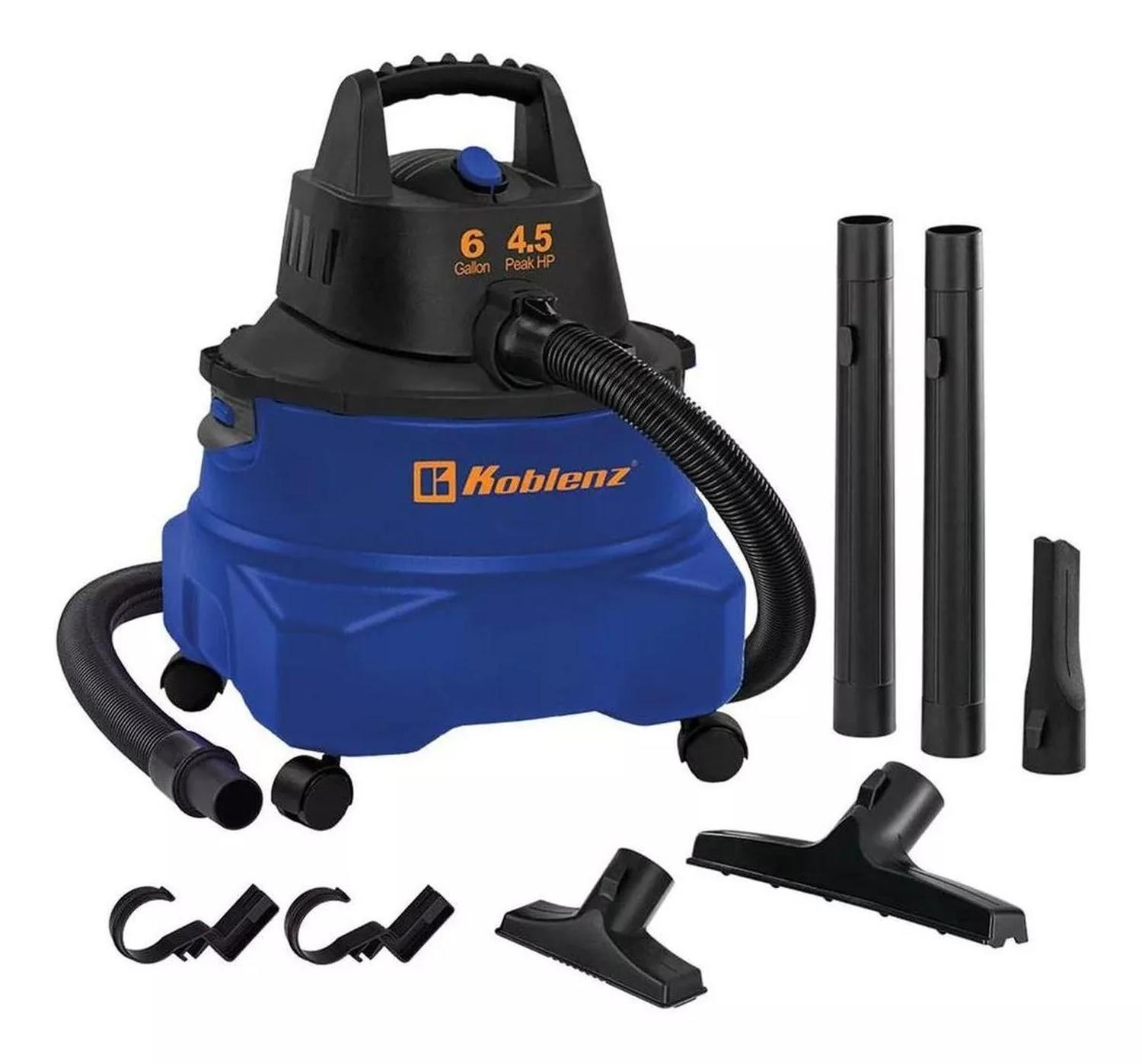 ASPIRADORA KOBLENZ WD-6 SECO Y MOJADO CAP 6 GAL 4.5HP — imagen 4