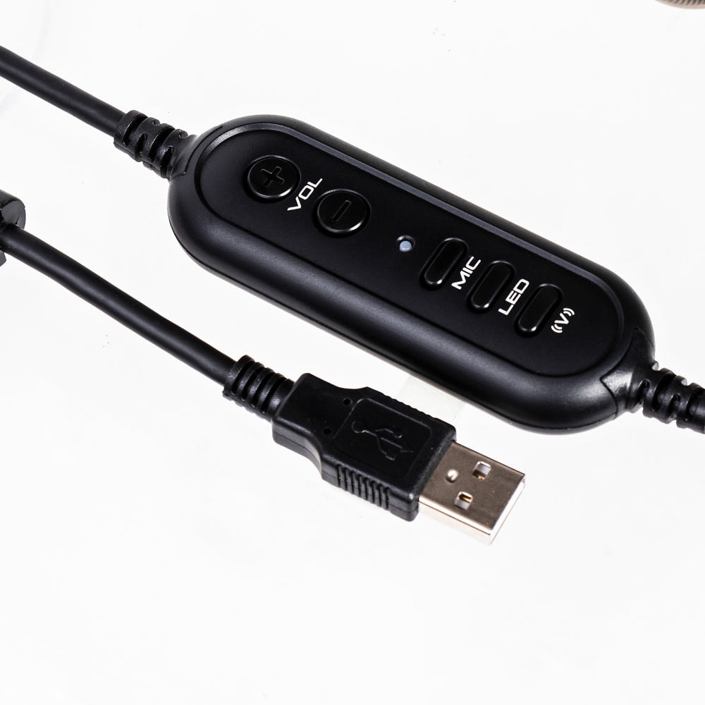Audífonos Gamer Híbridos On ear STF Beast MSA-010: Triple conexión, Videojuegos, Micrófono ajustable, Luz, Sonido 7.1 Digital — imagen 11
