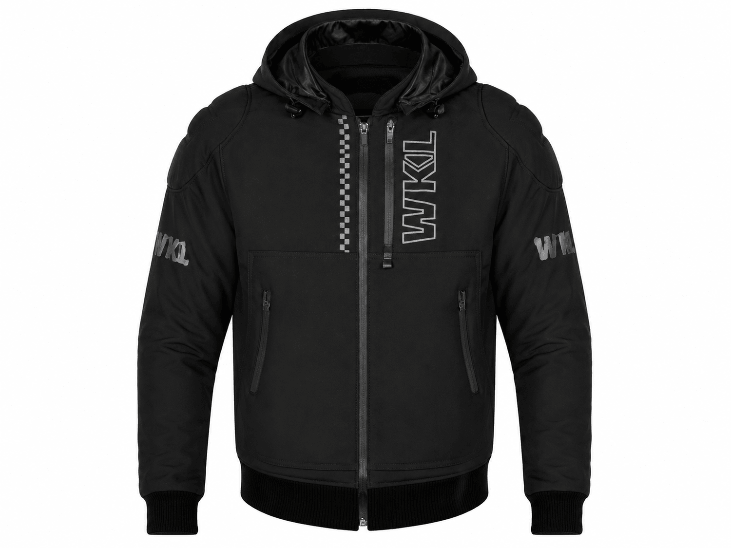Chamarra Moto Hombre Impermeable Biker Protecciones Wkl 41N — imagen 1
