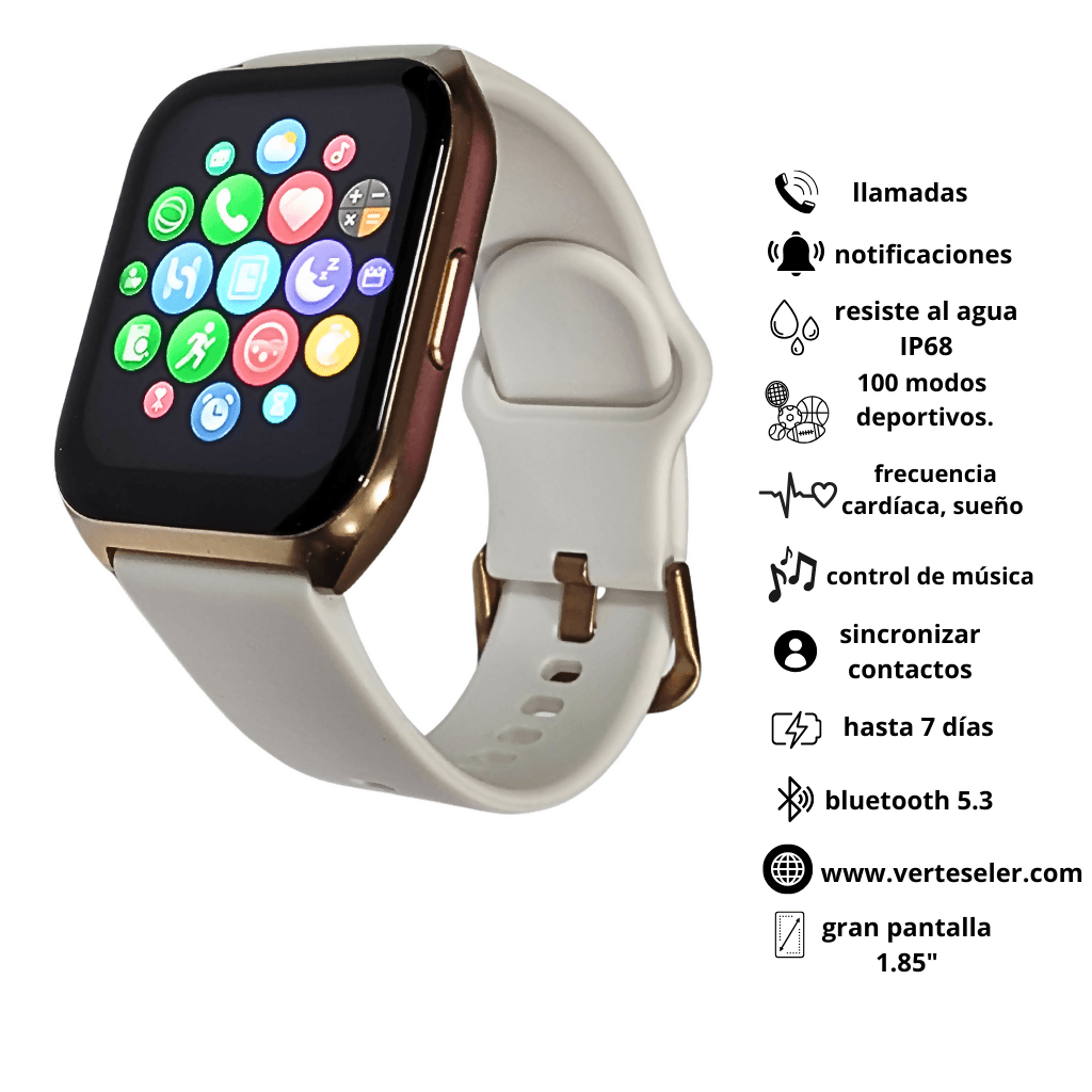 Filwans Gts Mini Smartwatch + Audífonos Bluetooth G-tide L21 — imagen 3