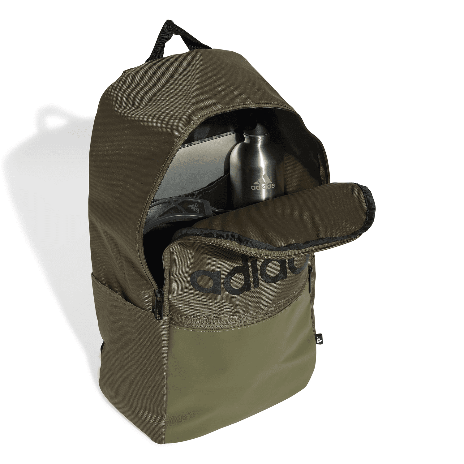 Mochila Verde Adidas Classic Escolar Portalaptop Caballero 22L — image 5