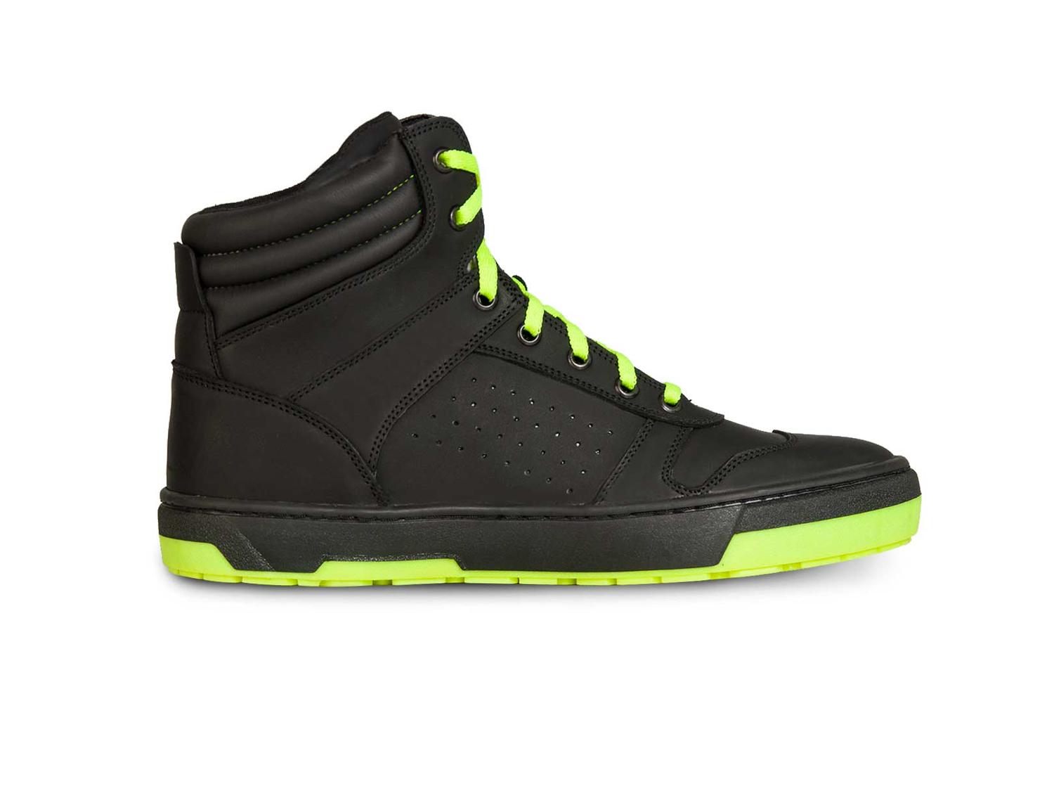 Tenis Bota Motociclista Hombre Moto Wkl 80203 Negro Verde — imagen 5