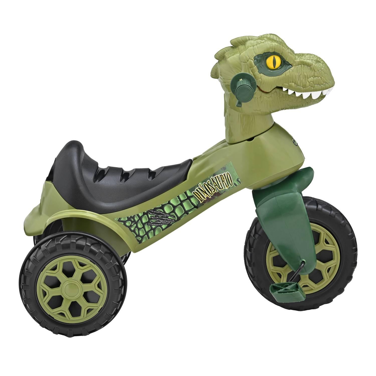 TRICICLO INFANTIL NIÑO RACER 1470 PRINSEL DINOSAURIO VERDE — imagen 4
