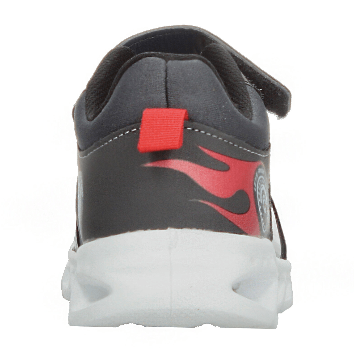 Tenis Hot Wheels Niño Carros Casual Deportivo Luz Led Cinta Adhesiva Cómodo Negro Infantil T18-22 — imagen 7