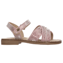 Sandalia Jakuna Niña Casual Ajuste Rosa Infantil T18-22