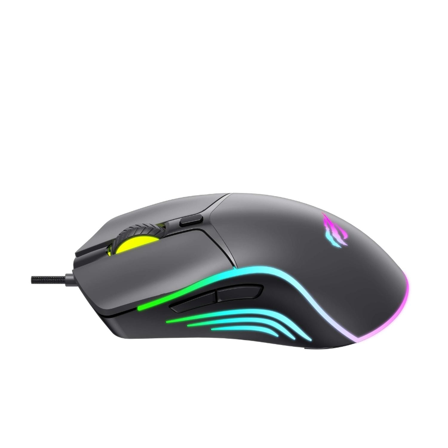 Mouse Havit Gaming MS1029 Ergonómico Con Luz Dinámica — imagen 2