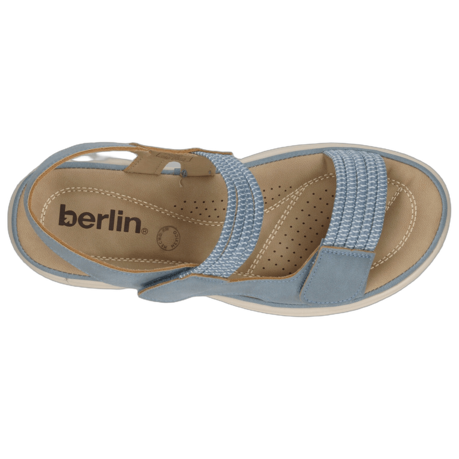 Sandalias Berlin Dama Azul Casual Para Mujer — imagen 9