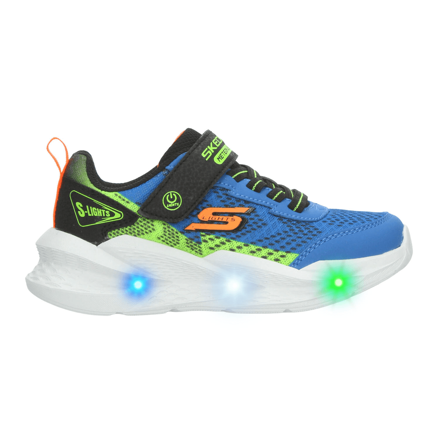 Tenis Skechers Meteor-Lights 2.0 Niño Deportivo Azul Infantil T17-22 — imagen 1