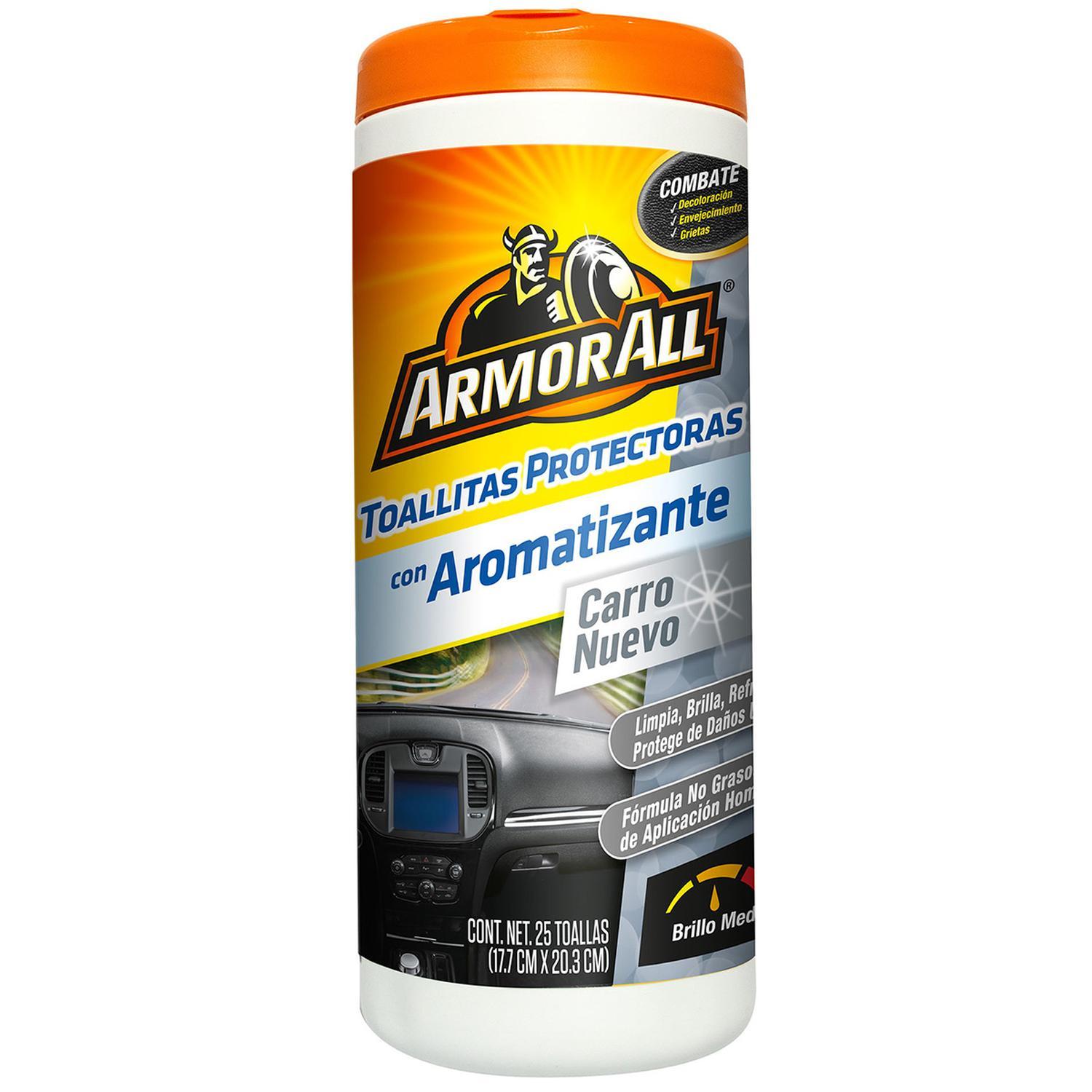 6 Toallitas Limpiar Armor All Protector Auto Aroma Carro Nuevo — imagen 2