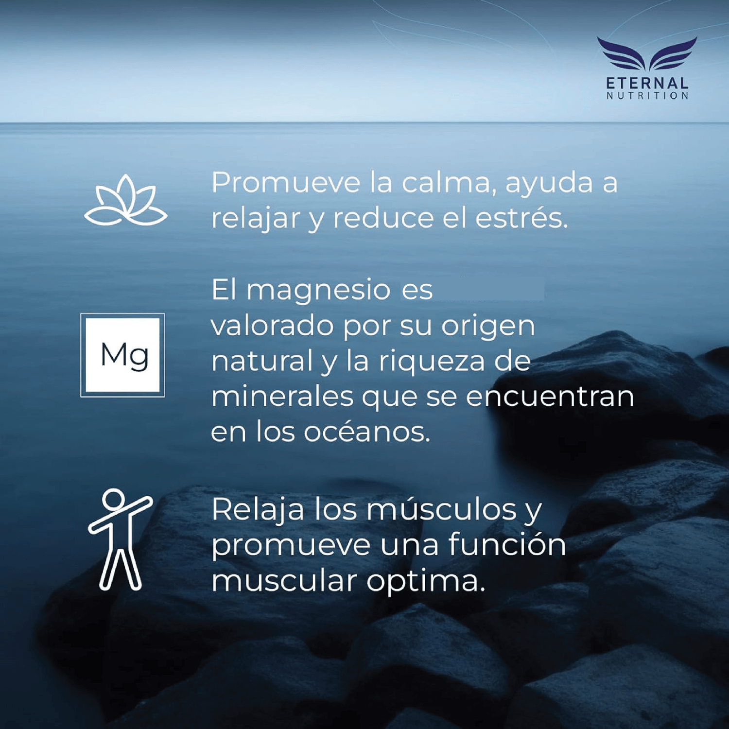 Calming Blend: Magnesio Quelado 3 en 1, Bisglicinato, Citrato y L-Treonato de Magnesio, 300 Cápsulas — imagen 6