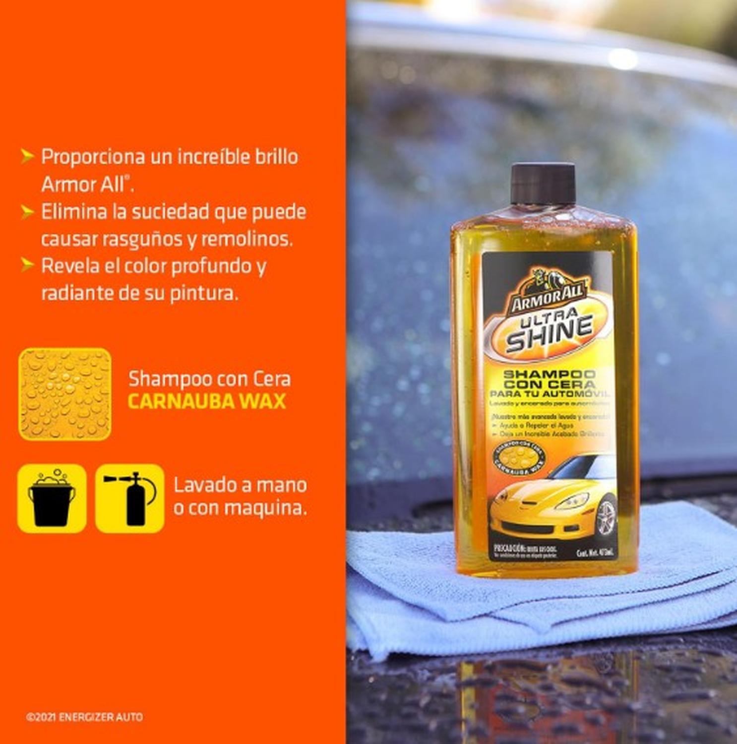KIT COCHE SHAMPOO + TOALLAS + ESPUMA LLANTAS ARMOR ALL — imagen 4