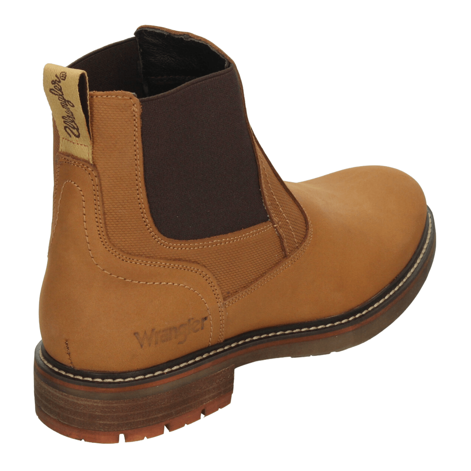 Bota Wrangler Hombre Camel Casual Slip On Caballero — imagen 4
