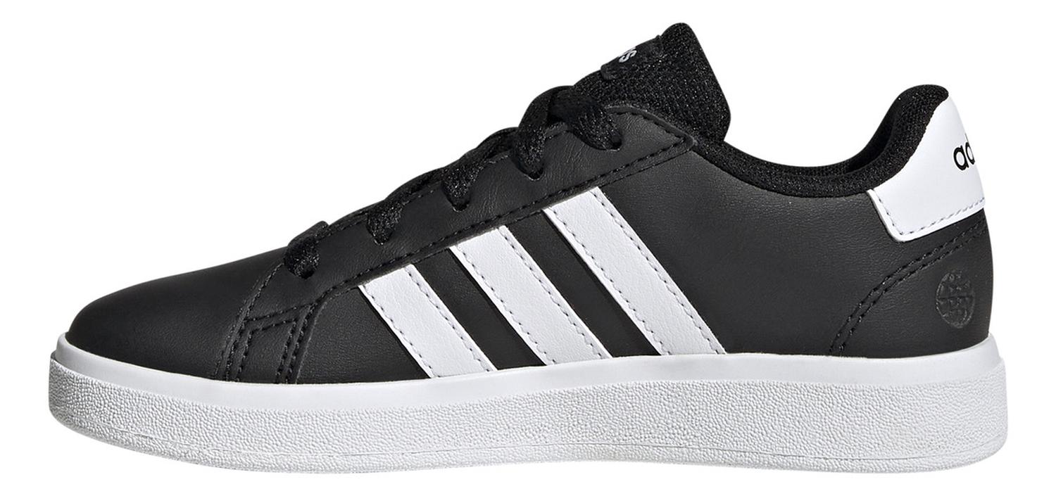 Tenis Hombre Jr. adidas Grand Court Negro Blanco Sneakers Original Ligero Casual Cómodo Juvenil Juni — imagen 5