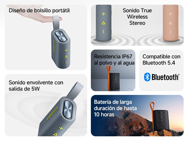 Bocina Xiaomi Sound Pocket + Redmi Buds 6 Play — imagen 10