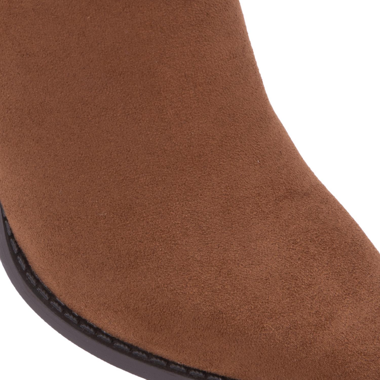 BOTA DAMA TIERRA BENDITA TEXANO GAMUZA TACON 8.5Cm 1317089 — imagen 6