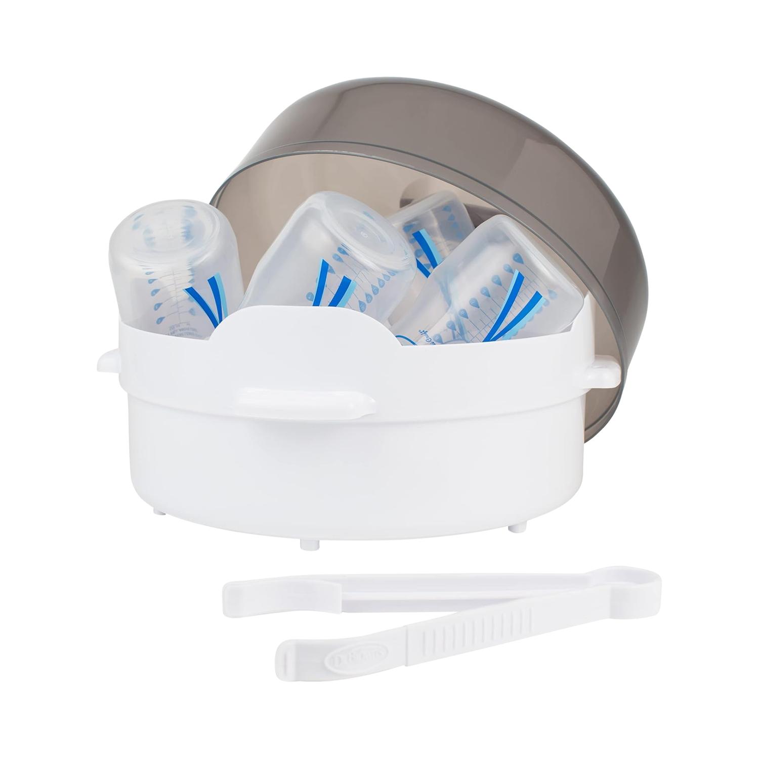 Esterilizador A Vapor De Microondas Para Biberones Dr Brown's Elimina 99% De Virus Y Bacterias — imagen 3