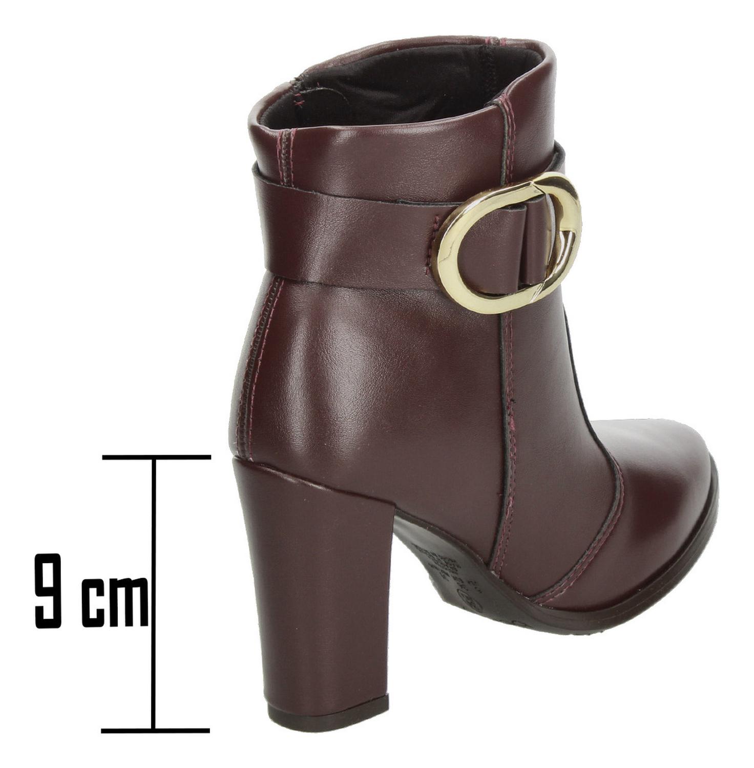 Botines Mujer Beira Rio Vino Tacón Mujer — imagen 4