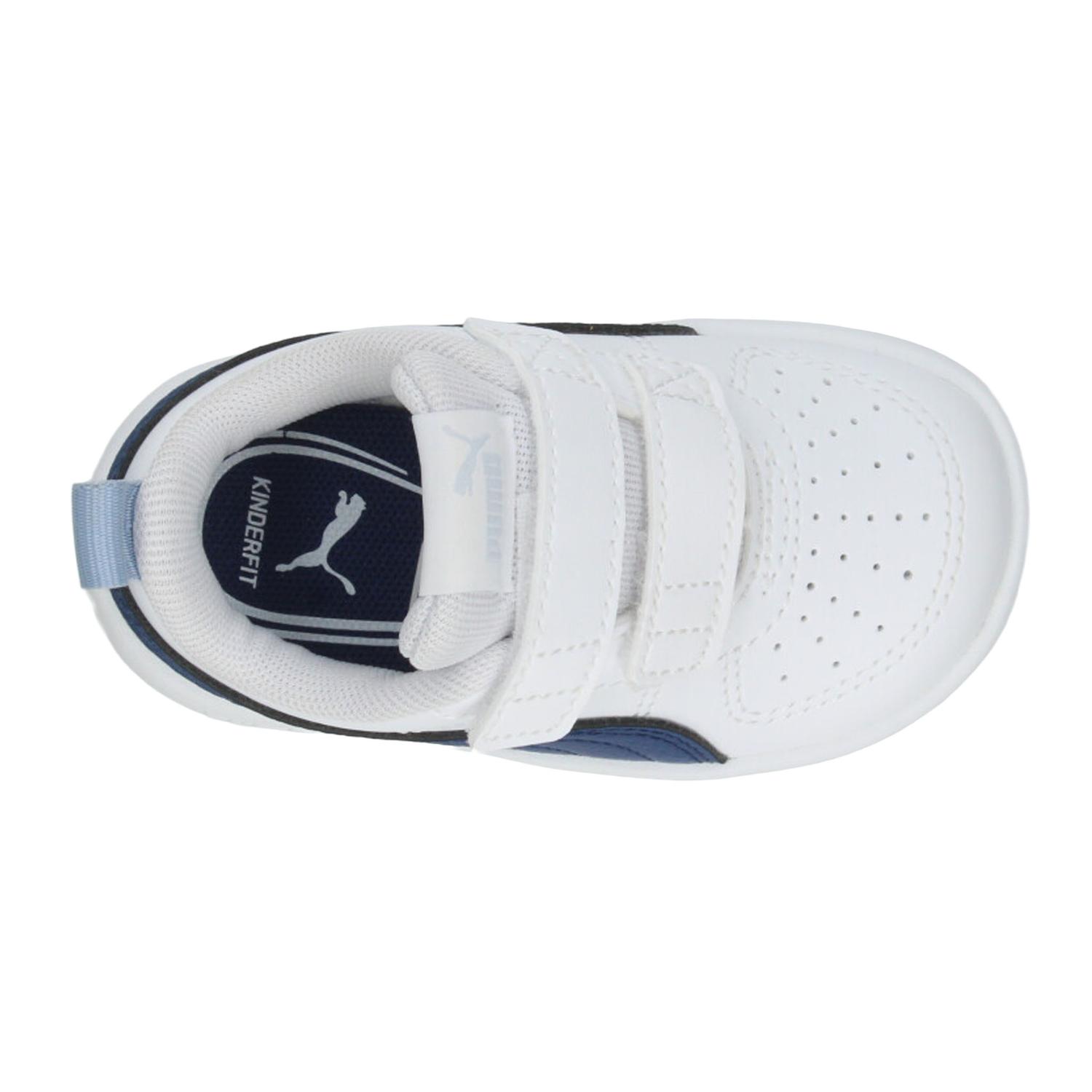Tenis Puma Rickie Niño Casual Blanco Infantil 11-16 — imagen 8