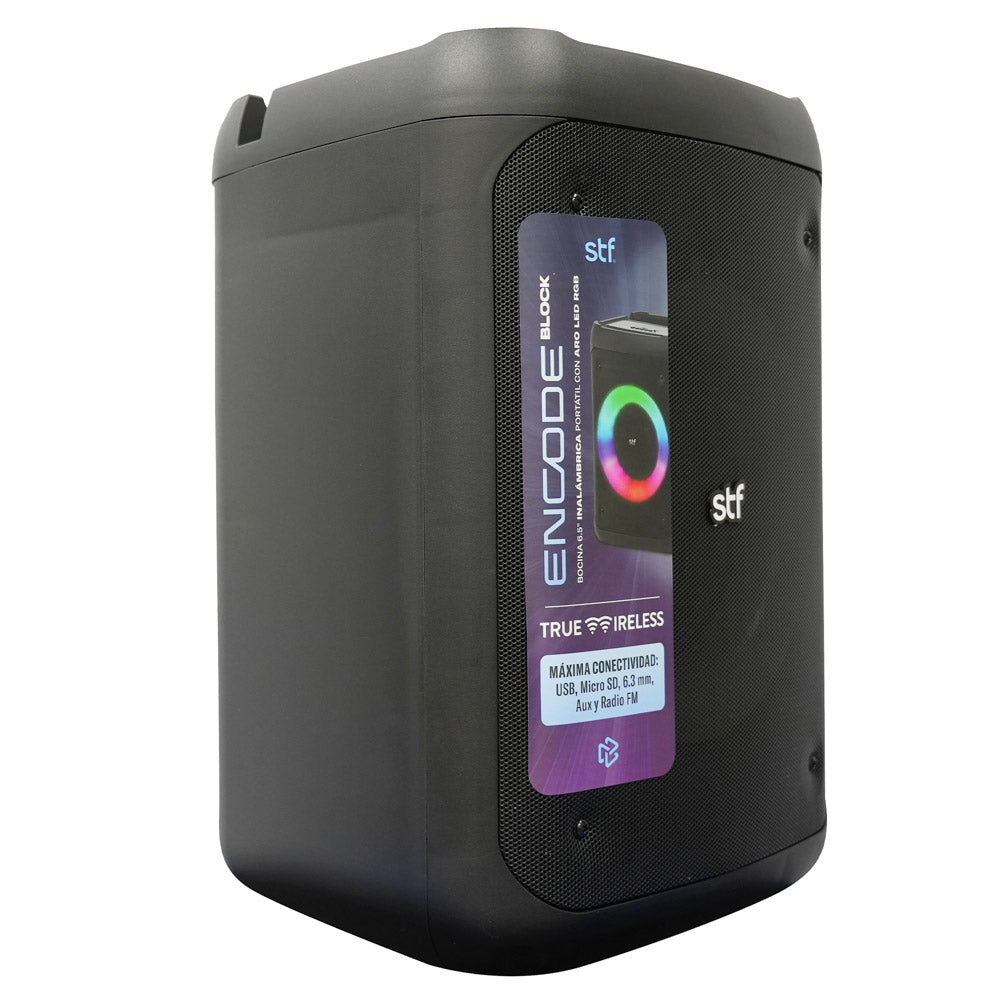 Bocina Portatil Encode Block 6.5 STF 10W 2hrs Uso Funcion Tws — imagen 6