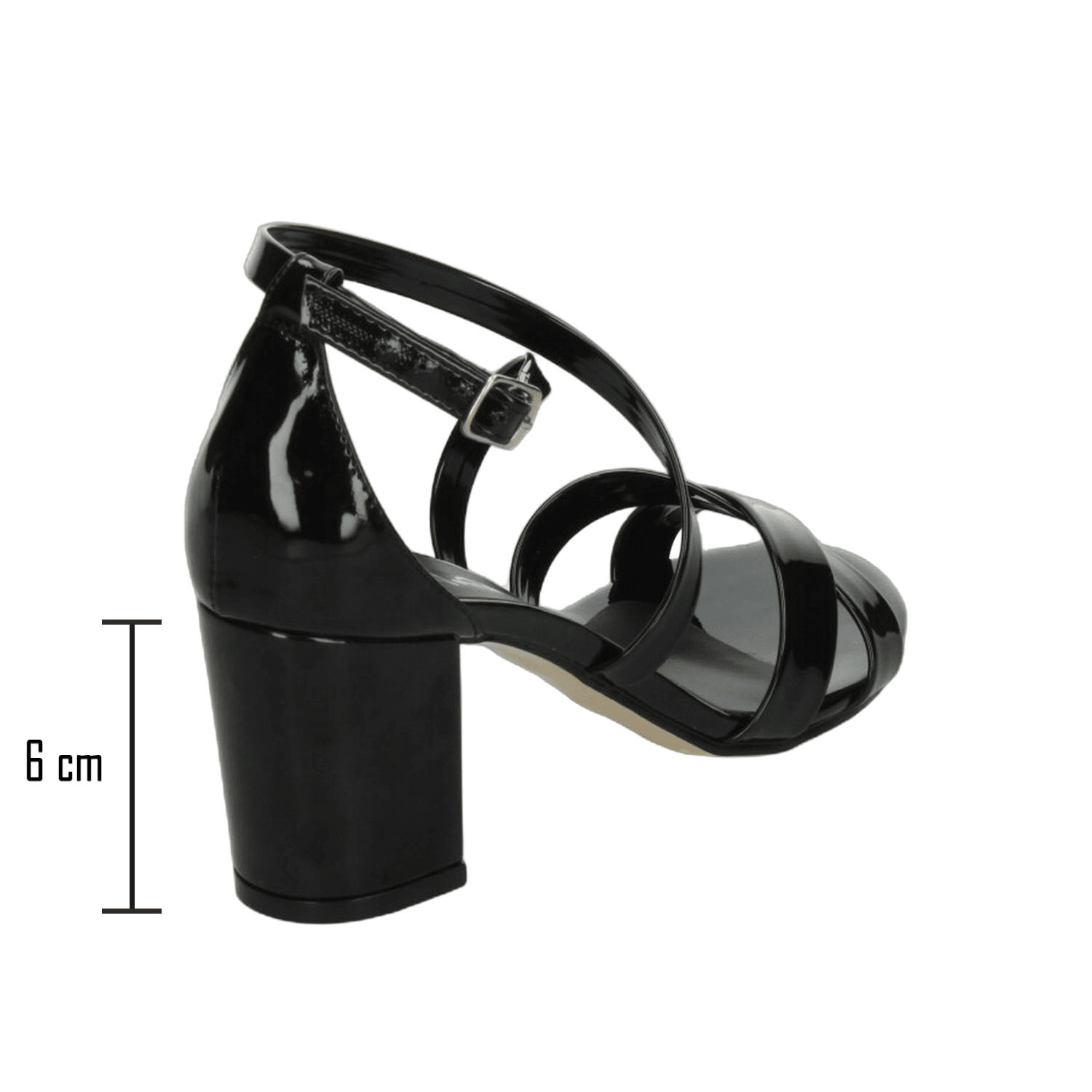 Sandalias Dama Gonsa Negro Fiesta Mujer — imagen 4