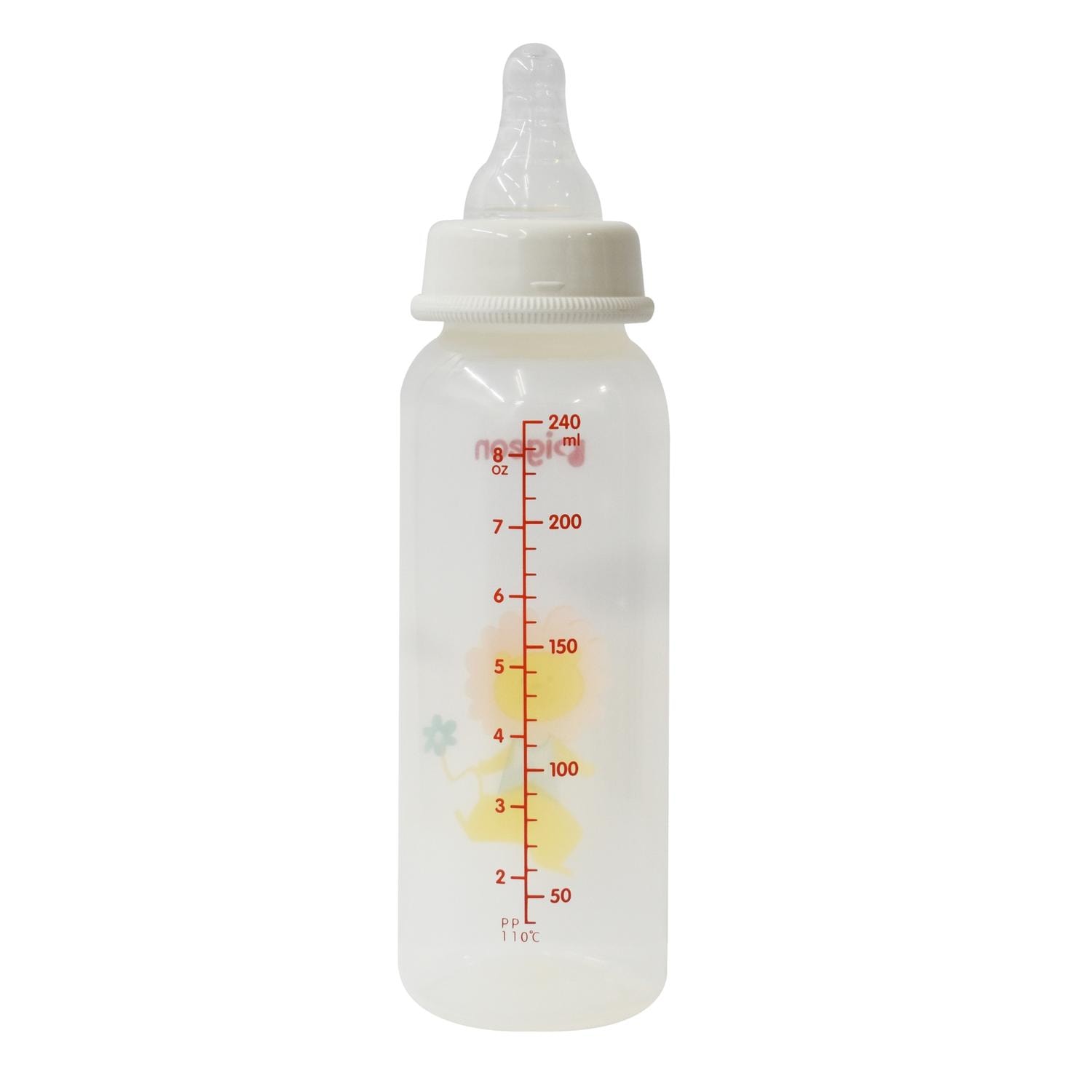 Biberon Flexible Pigeon Standard 240ml/8 Oz Anticólicos Decorado León Color Blanco 4m+ — imagen 7