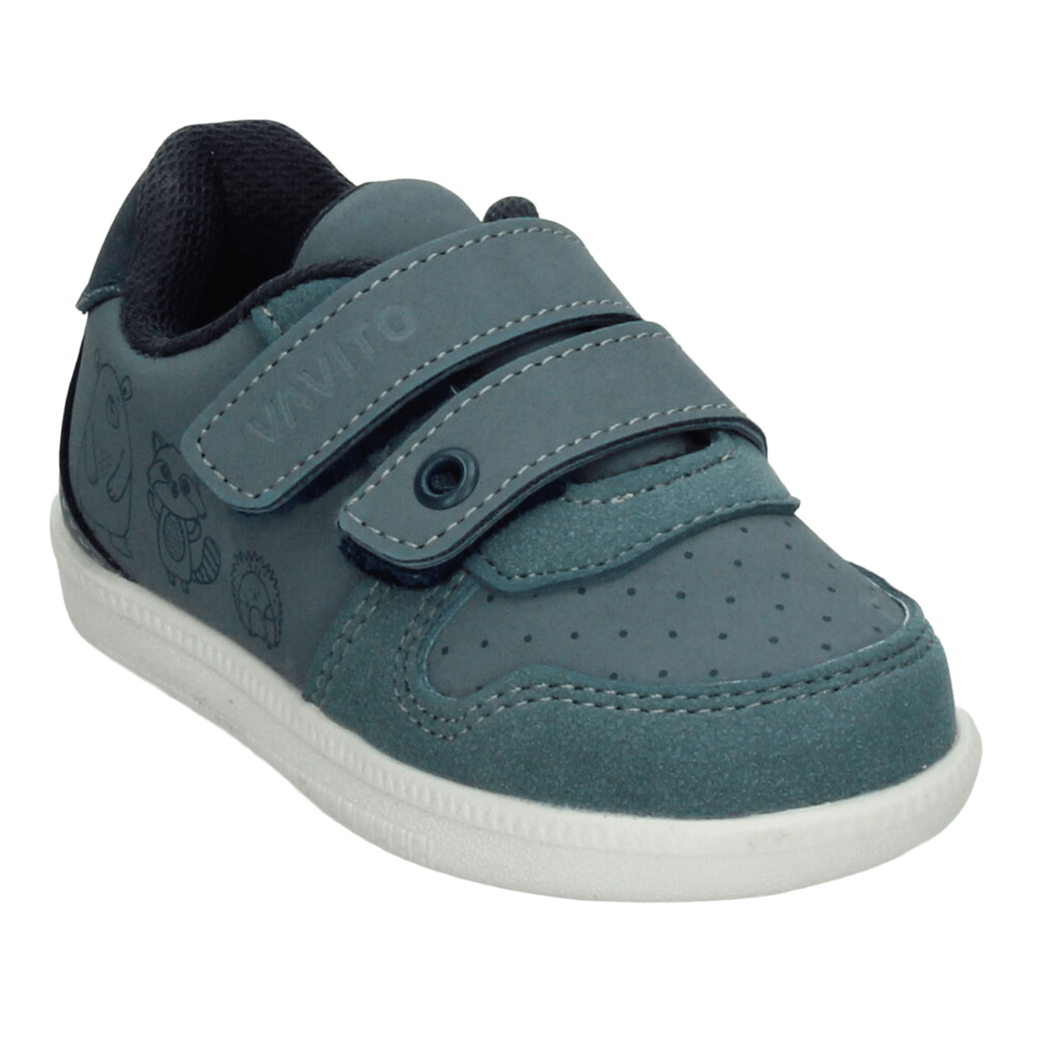 Tenis Vavito Niño Azul Deportivo Casual Cintas Adhesivas Infantil T15-18 — imagen 5