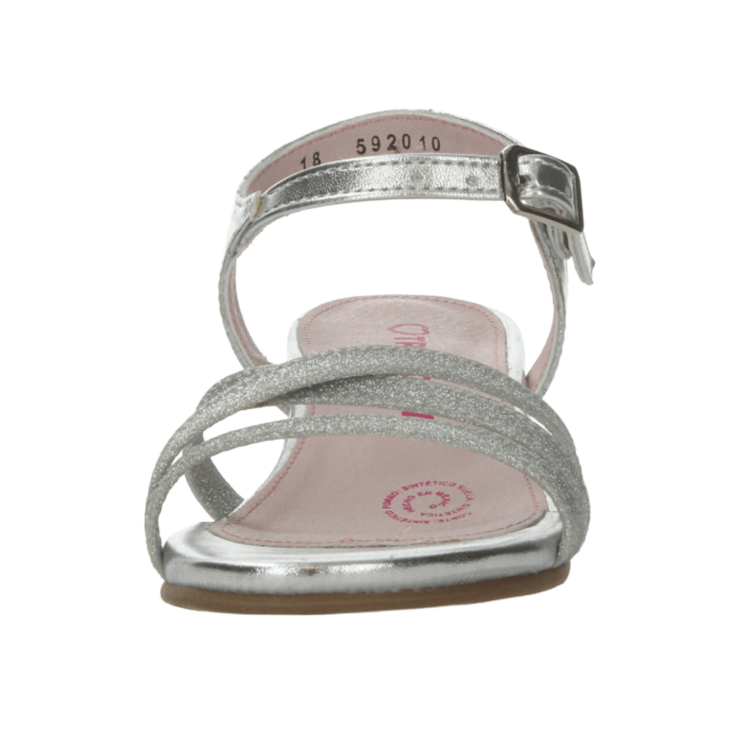 Sandalias Tropicana Niña Casual Plateado Infantil T18-21 — imagen 7