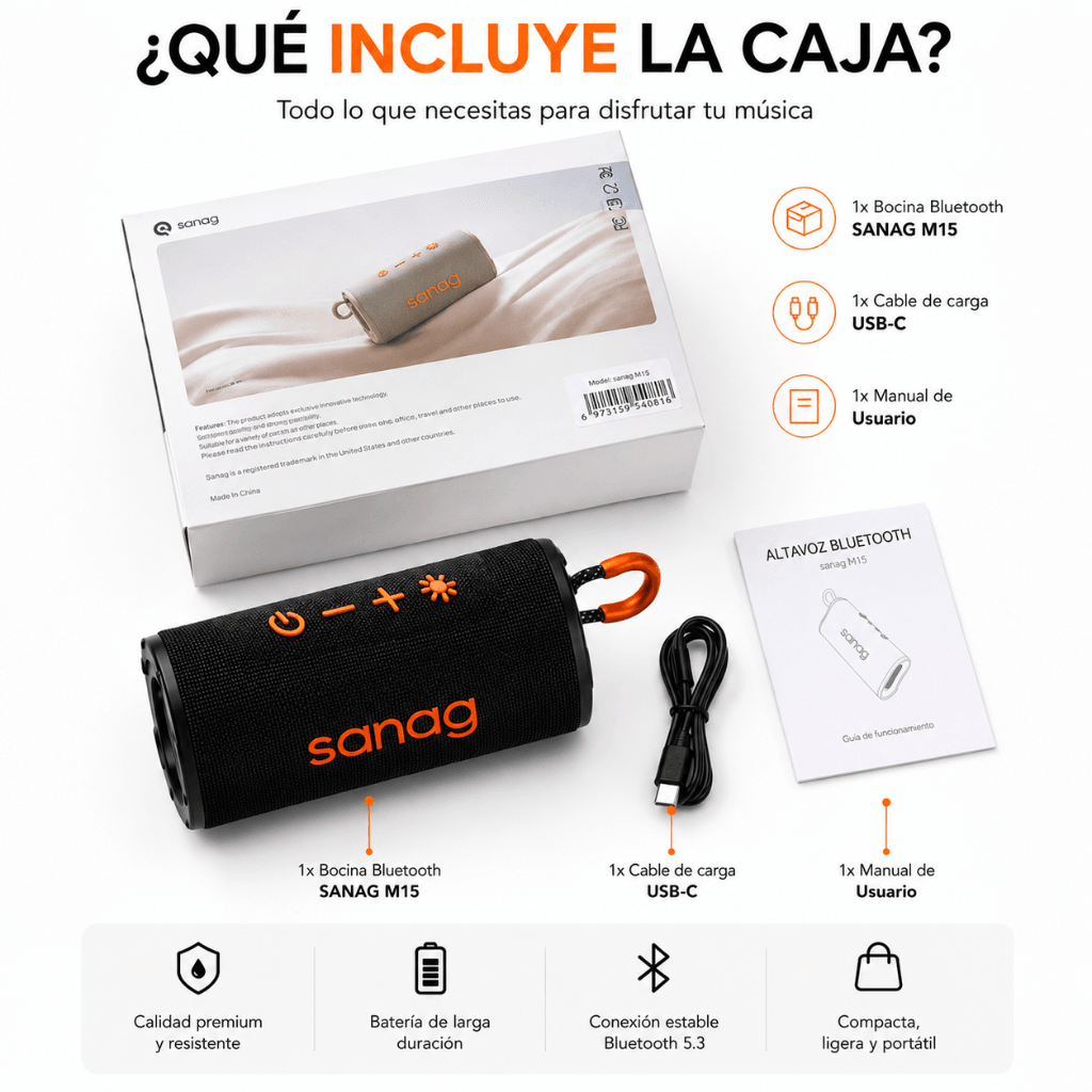 SMARTWATCH XIAOMI REDMI WATCH 6 ACTIVE (ORANGE) + BOCINA SANAG M15 (NEGRA) — imagen 8