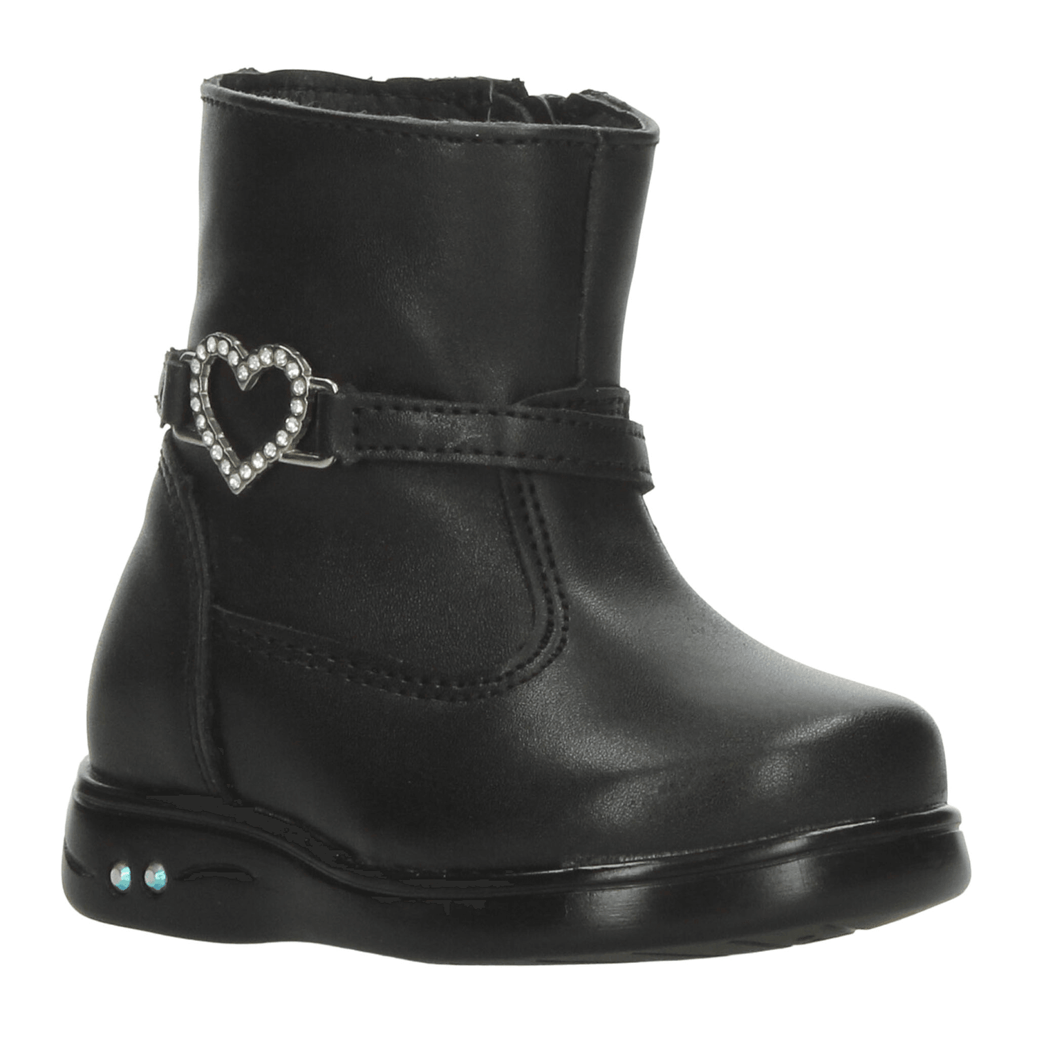 Bota Yuyin Niña Casual Cierre Negro Infantil T12-15 — imagen 2