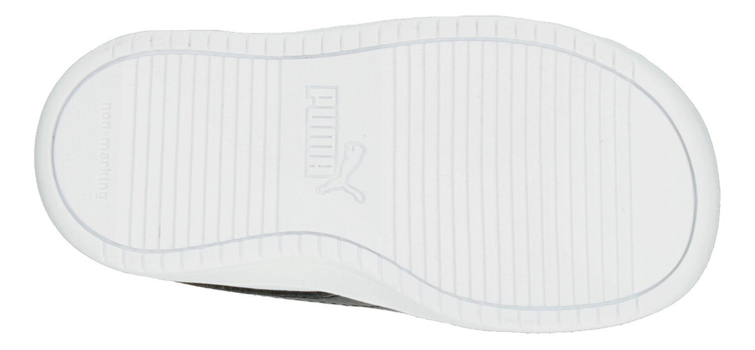 Tenis Puma Rickie V Niño Casual Deportivo Blanco Negro Infantil T11-16 — imagen 9