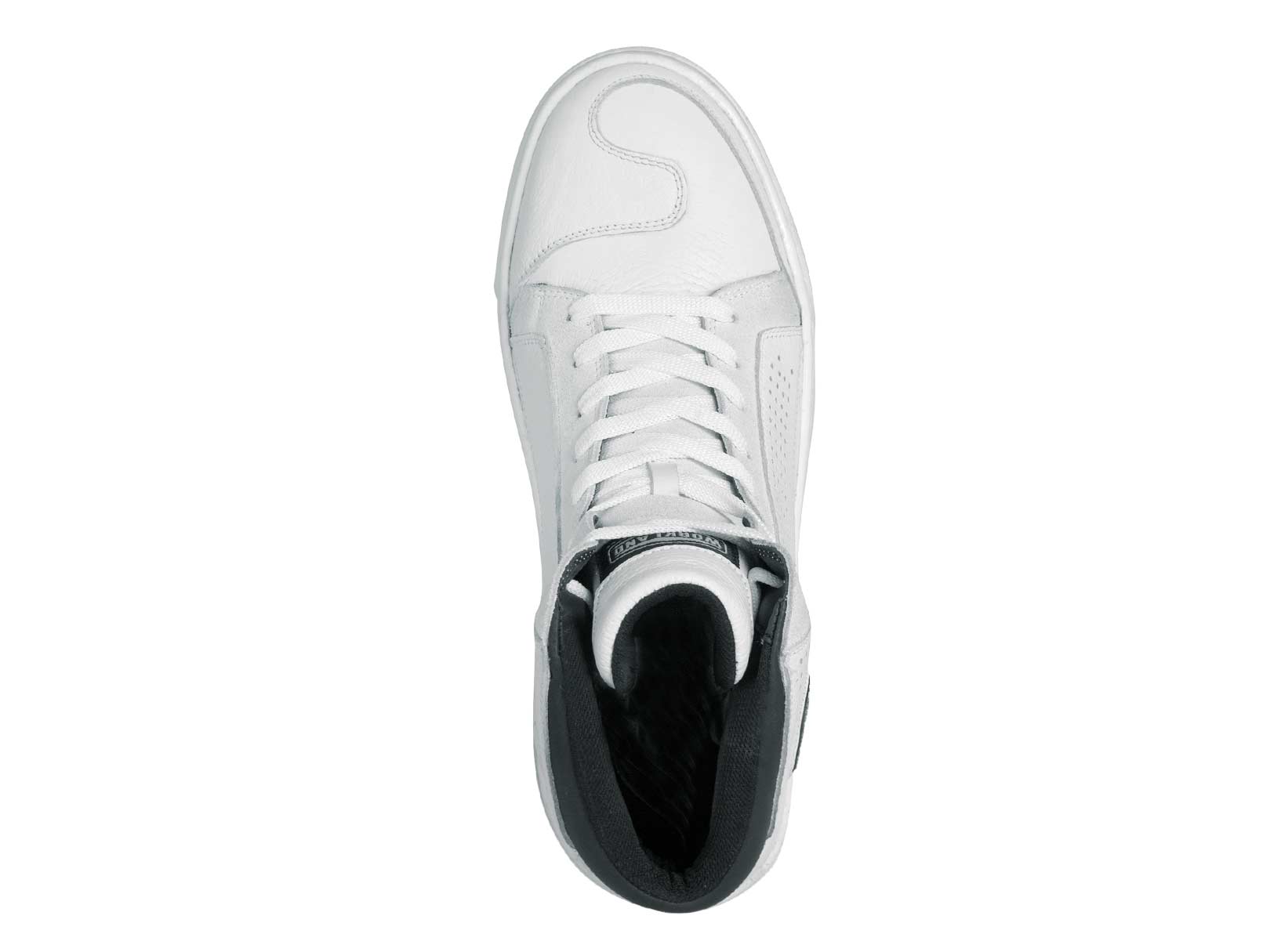 Bota hombre tenis motociclista botin biker WKL 80202 Blanco — imagen 15